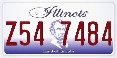 IL license plate Z547484