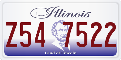 IL license plate Z547522