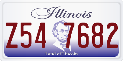 IL license plate Z547682