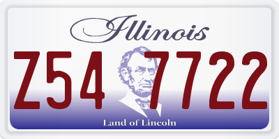 IL license plate Z547722