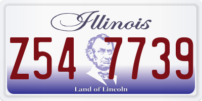 IL license plate Z547739