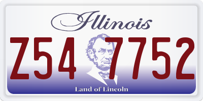 IL license plate Z547752