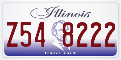 IL license plate Z548222