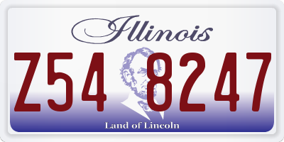 IL license plate Z548247