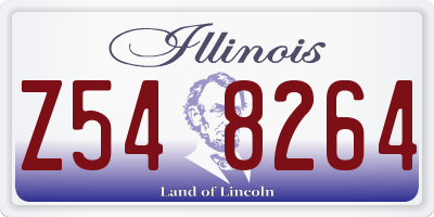 IL license plate Z548264