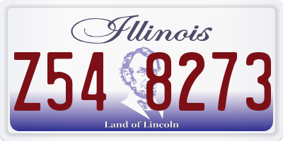 IL license plate Z548273