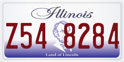IL license plate Z548284
