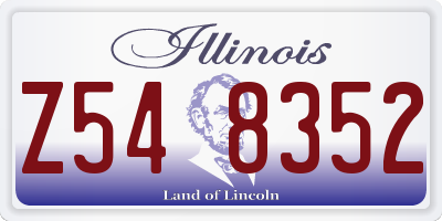 IL license plate Z548352