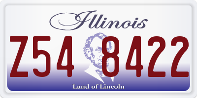 IL license plate Z548422