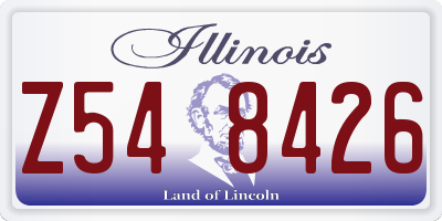 IL license plate Z548426