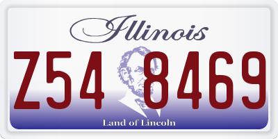 IL license plate Z548469
