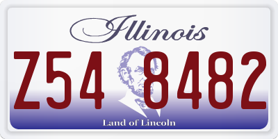 IL license plate Z548482