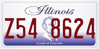 IL license plate Z548624