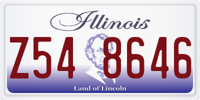 IL license plate Z548646