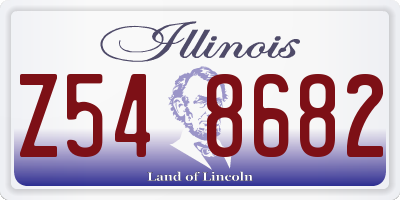 IL license plate Z548682