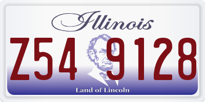 IL license plate Z549128