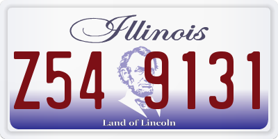 IL license plate Z549131