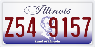 IL license plate Z549157