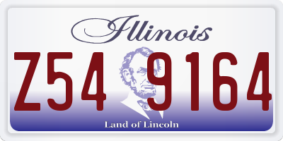 IL license plate Z549164