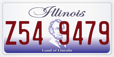 IL license plate Z549479