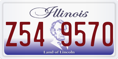 IL license plate Z549570