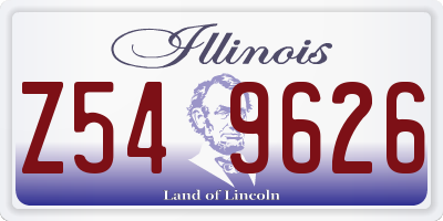 IL license plate Z549626