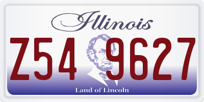 IL license plate Z549627