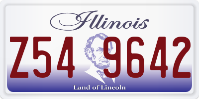 IL license plate Z549642
