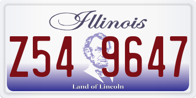 IL license plate Z549647