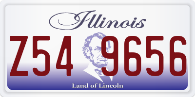 IL license plate Z549656