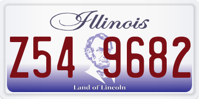 IL license plate Z549682