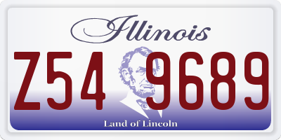 IL license plate Z549689