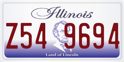 IL license plate Z549694