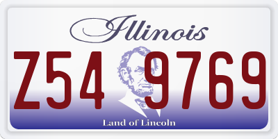IL license plate Z549769