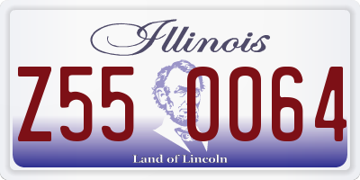 IL license plate Z550064