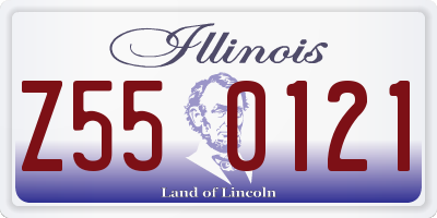 IL license plate Z550121