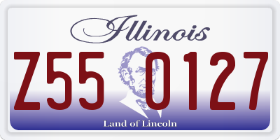 IL license plate Z550127