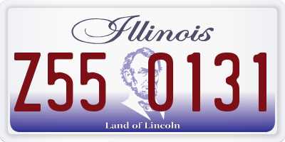 IL license plate Z550131