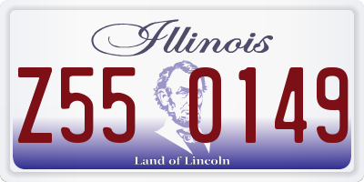 IL license plate Z550149