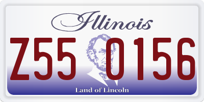 IL license plate Z550156