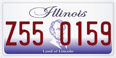 IL license plate Z550159