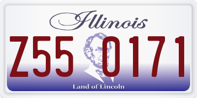 IL license plate Z550171