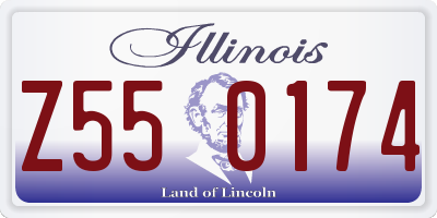 IL license plate Z550174