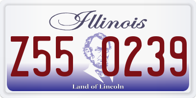 IL license plate Z550239
