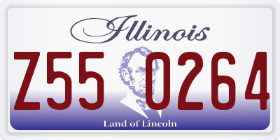 IL license plate Z550264