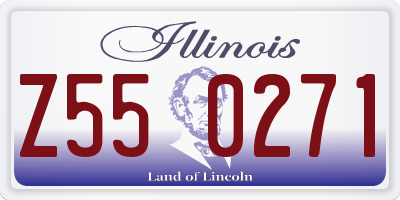 IL license plate Z550271