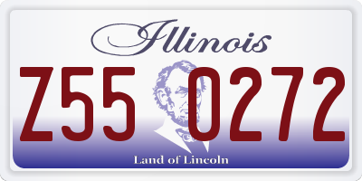 IL license plate Z550272