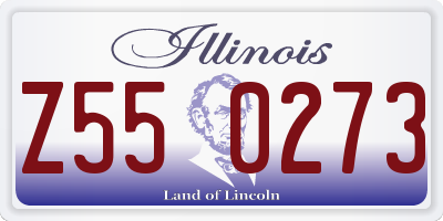 IL license plate Z550273