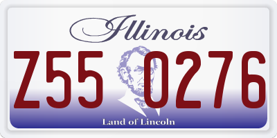 IL license plate Z550276