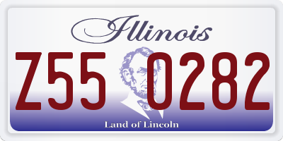 IL license plate Z550282